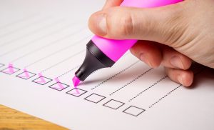 checklist for document imaging project